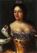 Portrait of Empress Anna of Russia Johann Henrich Wedekind